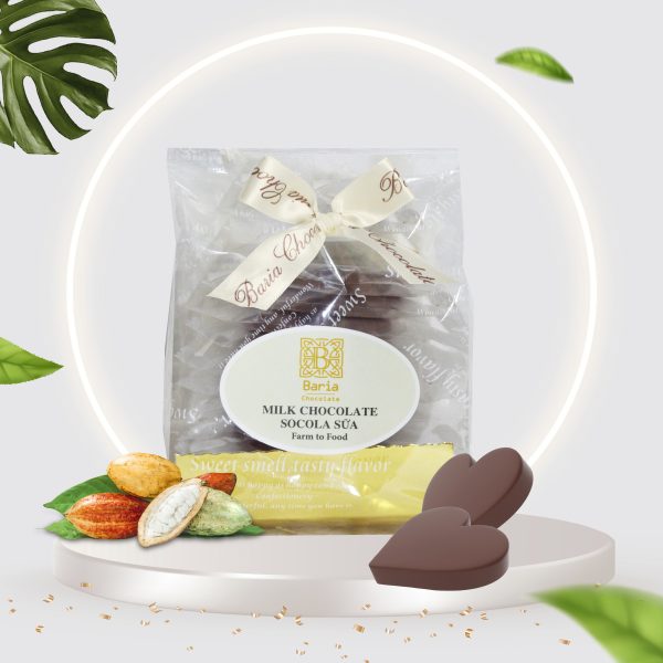 Túi sô cô la sữa 50% cacao 100g