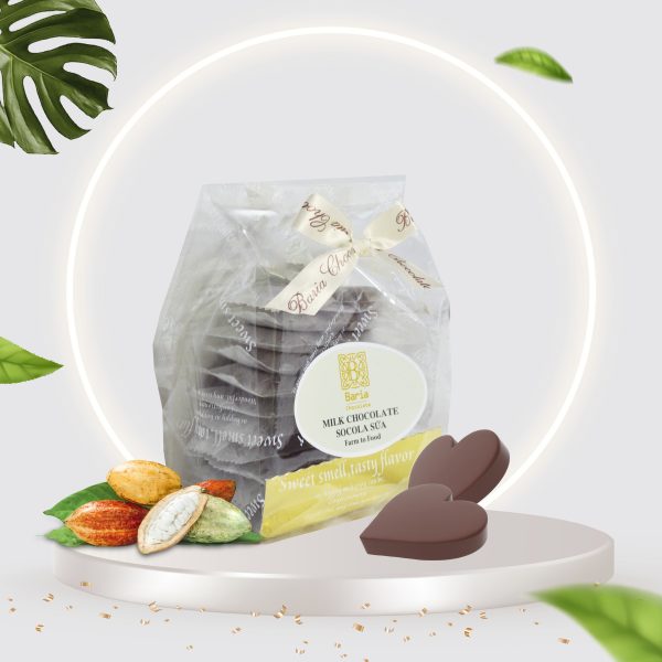 Túi sô cô la sữa 50% cacao 100g - Hình ảnh 2